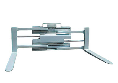 Вилочный захват для погрузчика купить в Москве. Вилочный захват для погрузчика делает погрузчик с раздвижными вилами для работы с нестандартными паллетами и грузами, в том числе длинномерными