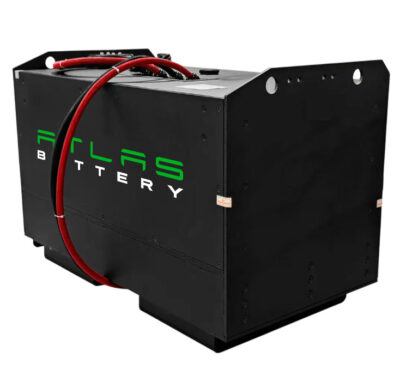 Купить Atlas Battery Li-Ion батарея BOX.826.AB 48В/340Ач - тяговая литиевая батарея для погрузчиков Komatsu FB18-12, FB20AG-12 и др. моделей, габаритные размеры 969х528х643 мм, масса 760 кг
