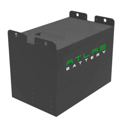 Купить Atlas Battery Ли-Он аккумулятор BOX.936.AB - новый тяговый литиевый аккумулятор для погрузчика Jungheinrich EFG 110 и др. складской техники, габариты 827х425х627мм, вес 650 кг. Время полного заряда 1.5-2 часа, диапазон рабочих температур от -30°C до +50°C.