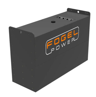 Купить Тяговый аккумулятор LiFePO4 российского производителя Fogel Power BOX.885 на 25,6В/560Ачас, размер 827х380х627мм, вес 550 кг, для электропогрузчика Linde E12 и иных изготовителей техники для склада