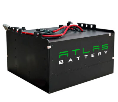 Купить по цене завода производителя Atlas Battery BOX.313.AB 48В/460Ач - литиевая тяговая АКБ с BMS системой для электрических погрузчиков Toyota 7FB10, Toyota 7FB14 и др. моделей, размеры 815х740х479 мм, вес батареи 650 кг