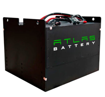 Купить Atlas Battery BOX.379.AB 48В/460Ач - тяговый аккумулятор для погрузчиков Hyster J2.0XN LWB, Jungheinrich EFG 320, Linde E18L, Linde E20PL, Linde R16X, Toyota 8FBMT20. Габариты 827x735x627 мм, масса Li-Ion АКБ 1025 кг.